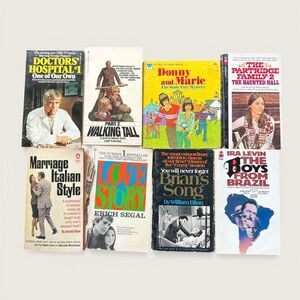 Vintage Movie Tie-In Paperback Lot Love Story Boys From Brazil Brian's Song